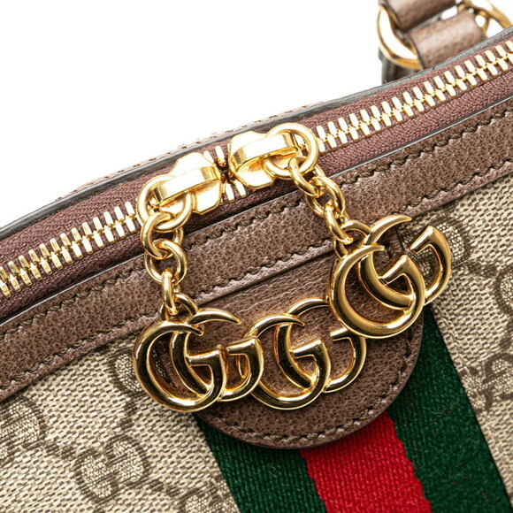 GUCCI Brown Leather Shoulder Bag - Picture 6 of 12
